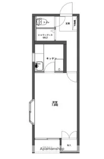 レジデンスリッツ【210号室】の間取り