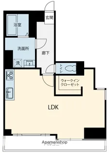 プレミアム金沢駅西【704号室】の間取り