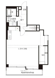 プレミアム金沢駅西【106号室】の間取り
