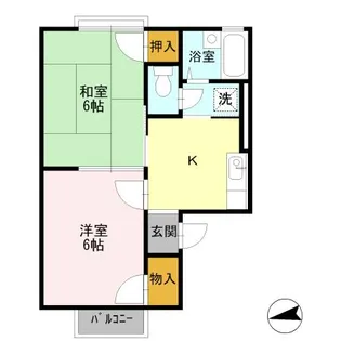 カサベルデ【2階】の間取り