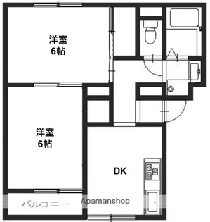ラシーヌ壱番館【101号室】の間取り