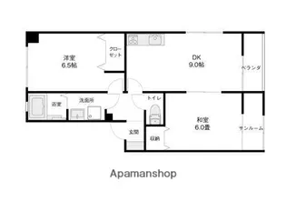 マノワール【203号室】の間取り