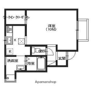 セゾン北安江Ⅲ【103号室】の間取り