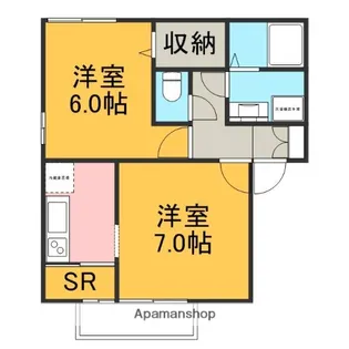 セジュール・ライズ【205号室】の間取り