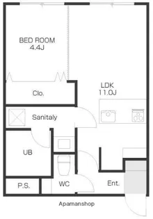 百山ビル【301号室】の間取り