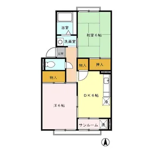 プレジール エルピ【2階】の間取り