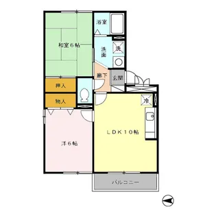 フレアコート矢木【3階】の間取り