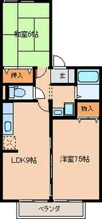 フロイデ【1階】の間取り