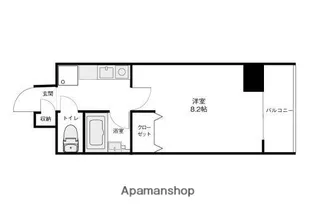 北安江マンション【305号室】の間取り