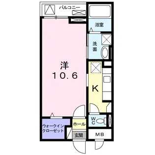 グレープハウス【1階】の間取り