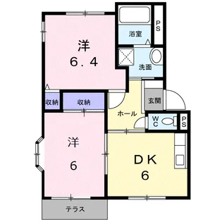 ローレル【1階】の間取り