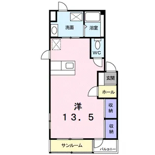 ボヌール パラディー Ⅰ【1階】の間取り