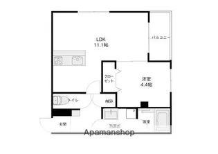 SUMICA【205号室】の間取り