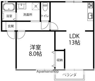 トラオム・エヌ【103号室】の間取り