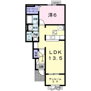 コンフィールT2【1階】の間取り