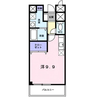 コンフォルターブルⅡ【2階】の間取り