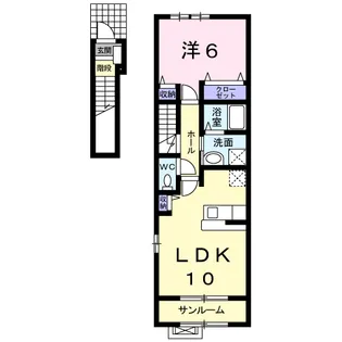 ビリーヴⅡ【2階】の間取り