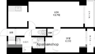 ロイヤルパークプラザ【402号室】の間取り
