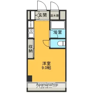 シェモア駅西【404号室】の間取り