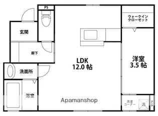 トライアンフ【103号室】の間取り