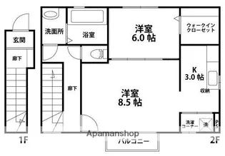 トライアンフ【205号室】の間取り