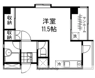 ツインフィル【B302号室】の間取り