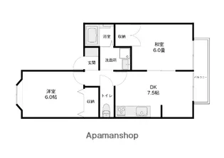 レジデンス・ジョイ【202号室】の間取り