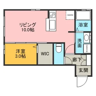 プリムローズK【2階】の間取り