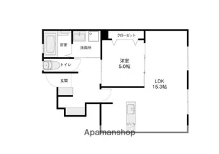 ウィスタリア67【101号室】の間取り