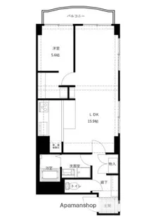メゾーンニシガ【301号室】の間取り