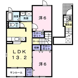 アルモニー【2階】の間取り