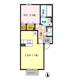 アクア【1階】の間取り