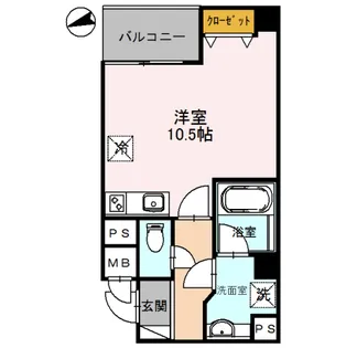 プレジデンス白銀【8階】の間取り