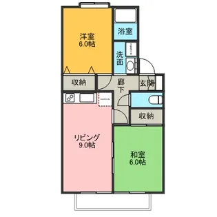 イーハトーヴⅡ【1階】の間取り