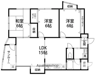 ヴィラ藤右衛門【501号室】の間取り