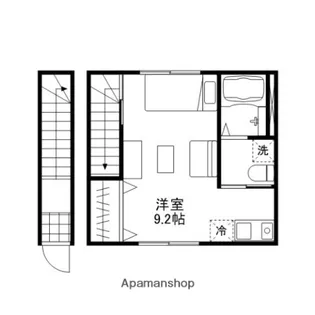 O'TOOLE金沢(オトゥール金沢)【202号室】の間取り