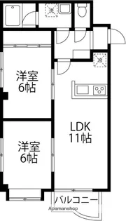エトワール新神田【202号室】の間取り