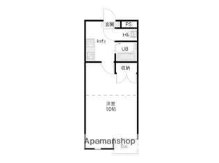 REI GRAN WEST【1A号室】の間取り