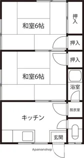 ハイツ幸太家【1号室】の間取り