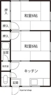 ハイツ幸太家【5号室】の間取り