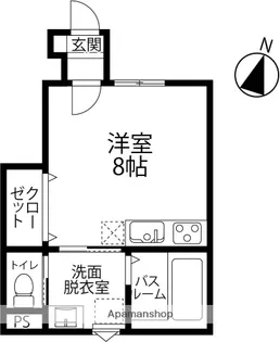 BRANZ金沢【103号室】の間取り