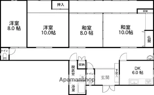 HITO・TOKI【202号室】の間取り