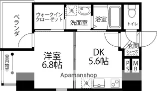 グレーシズ【701号室】の間取り