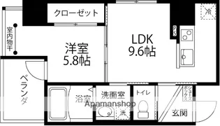 グレーシズ【202号室】の間取り
