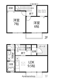 シエークル21【102号室】の間取り
