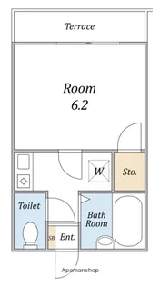 LIBERTY HOUSEⅠ【101号室】の間取り