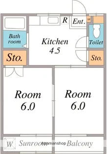 エトワールⅢ【223号室】の間取り