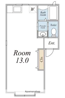 ルミナス八日市【101号室】の間取り