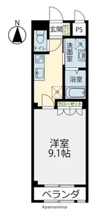 パルティール【201号室】の間取り