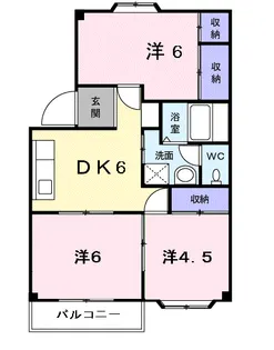 セレナⅠ【2階】の間取り